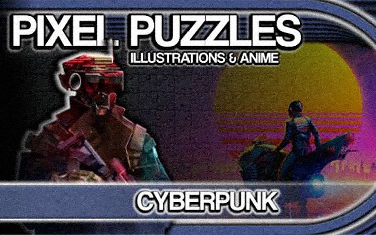 Pixel Puzzles Illustrations & Anime - Jigsaw Pack: Cyberpunk