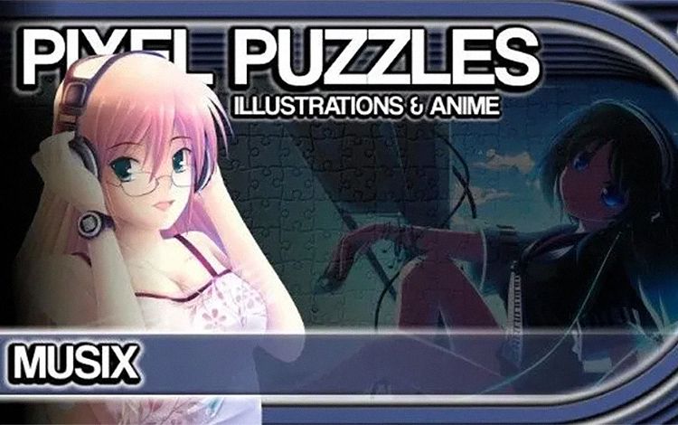 Pixel Puzzles Illustrations & Anime - Jigsaw Pack: Musix