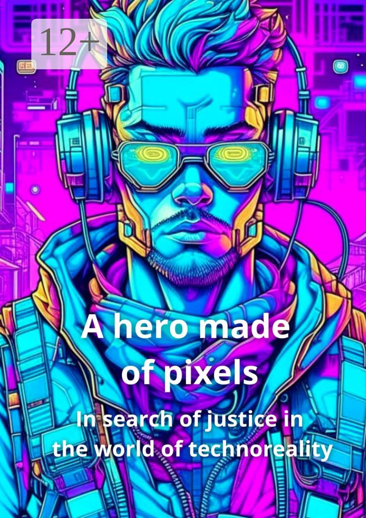 A hero made of pixels