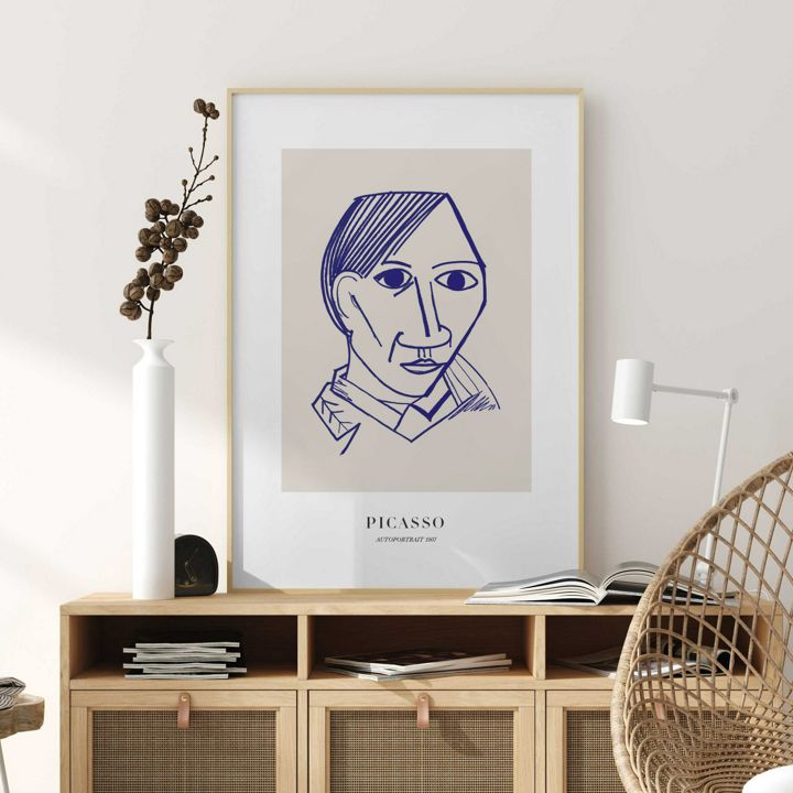 Постер Пабло Пикассо Автопортрет