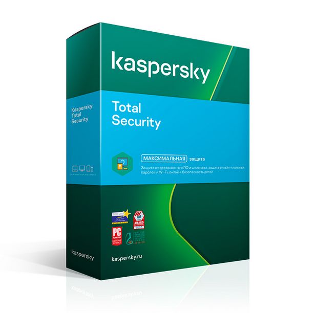 Kaspersky Total Security 1 год 1 ПК