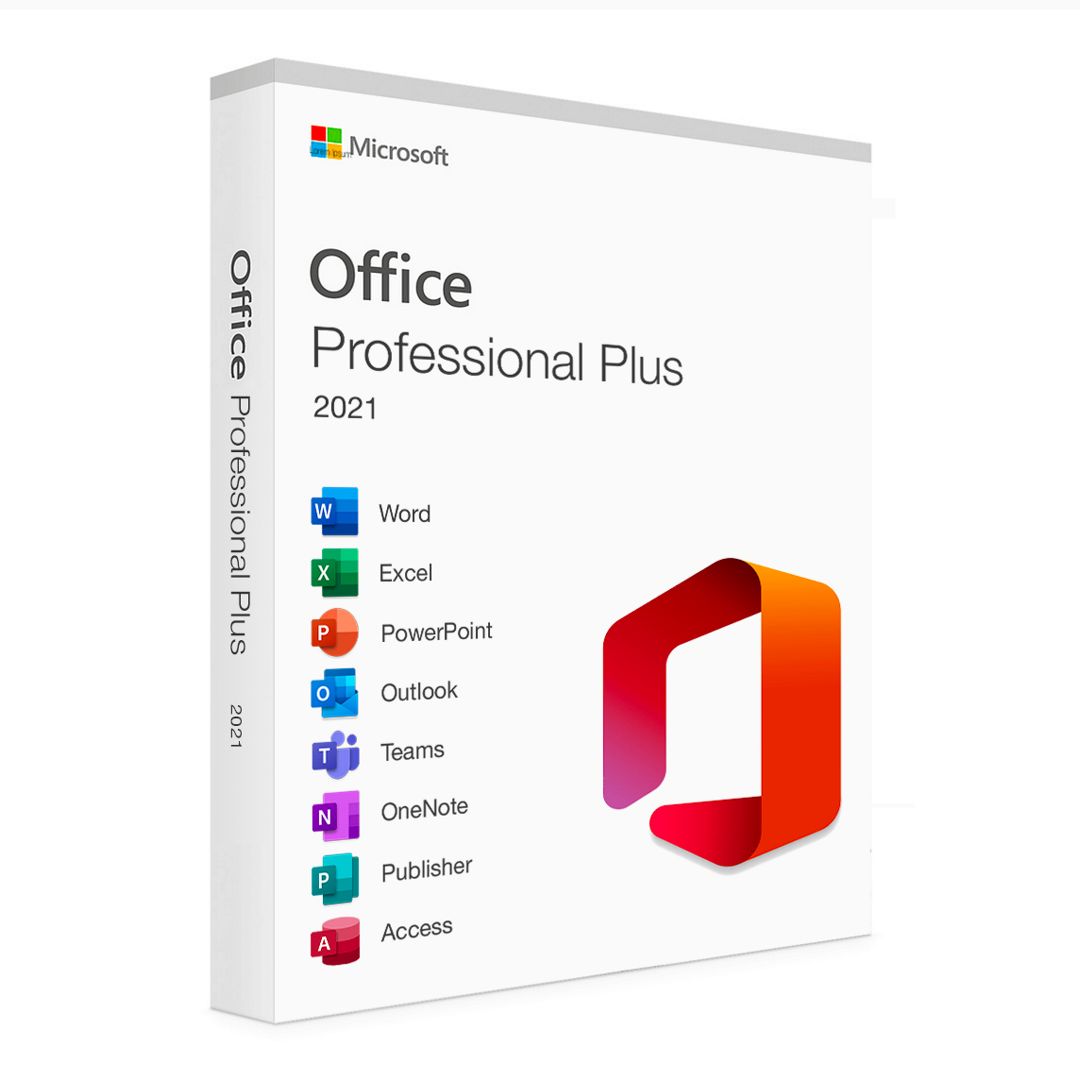 Office 2021 Pro Plus (Онлайн активация - Официальный ключ - Retail - OEM - ESD - 1 ПК ключ)