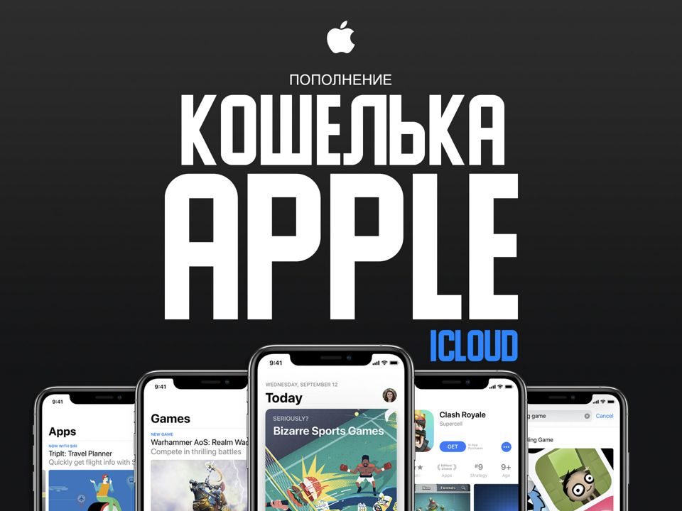 Пополнение Apple iTunes AppStore 25 TL Турция