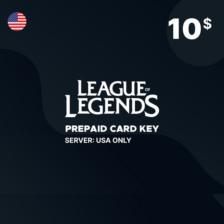 League of Legend Riot Points 10 USD ($) США / Пополнение счета / Код активации Америка / Подарочная