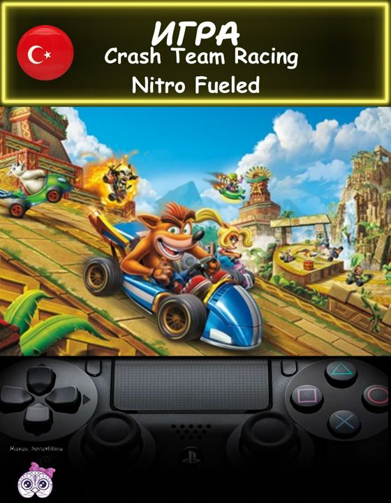 Игра Crash Team Racing Nitro Fueled стандартное издание Турция 