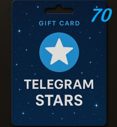 Telegram stars 70 (Купить Звёзды Телеграм)