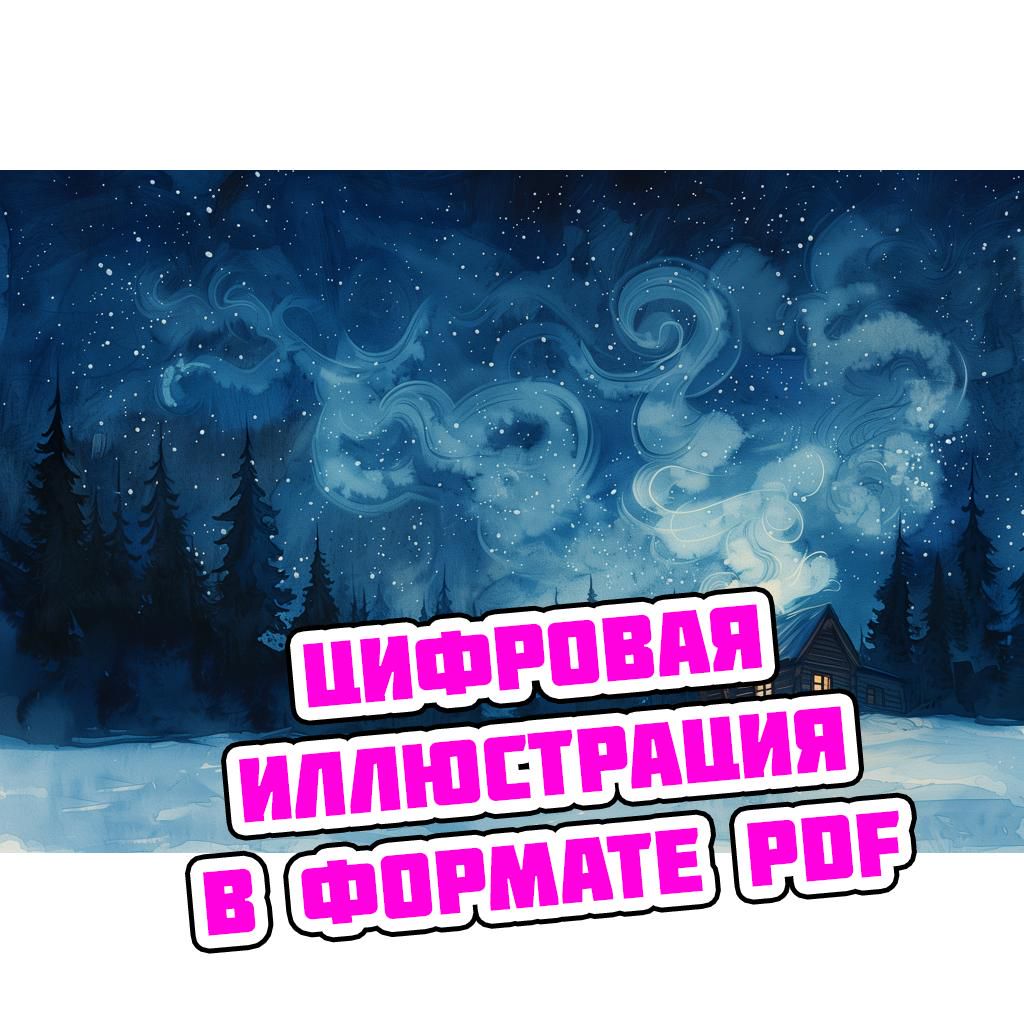 Цифровая иллюстрация: уютный домик в лесу - Станислав Миков - скачать ...