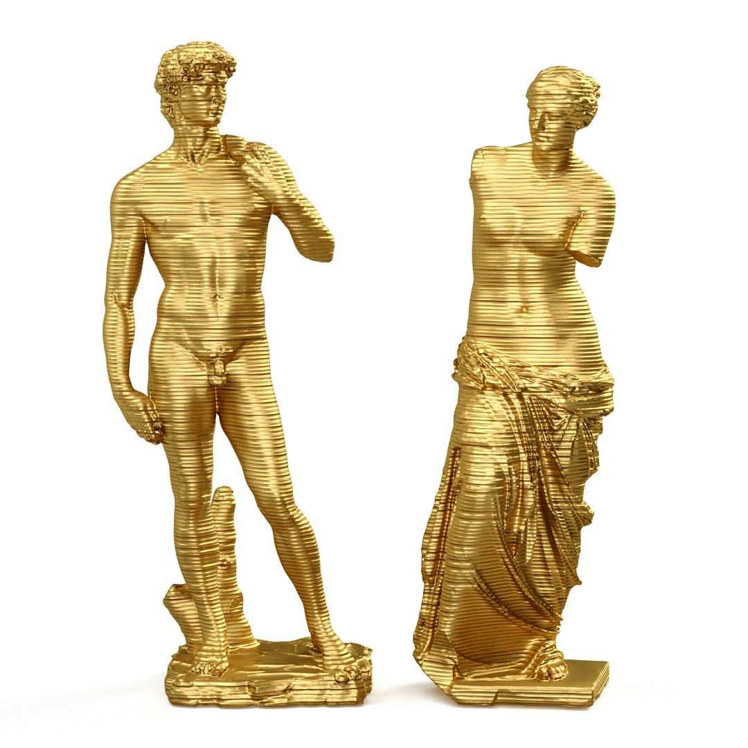 скульптура "Давид и Венера постмодерн"