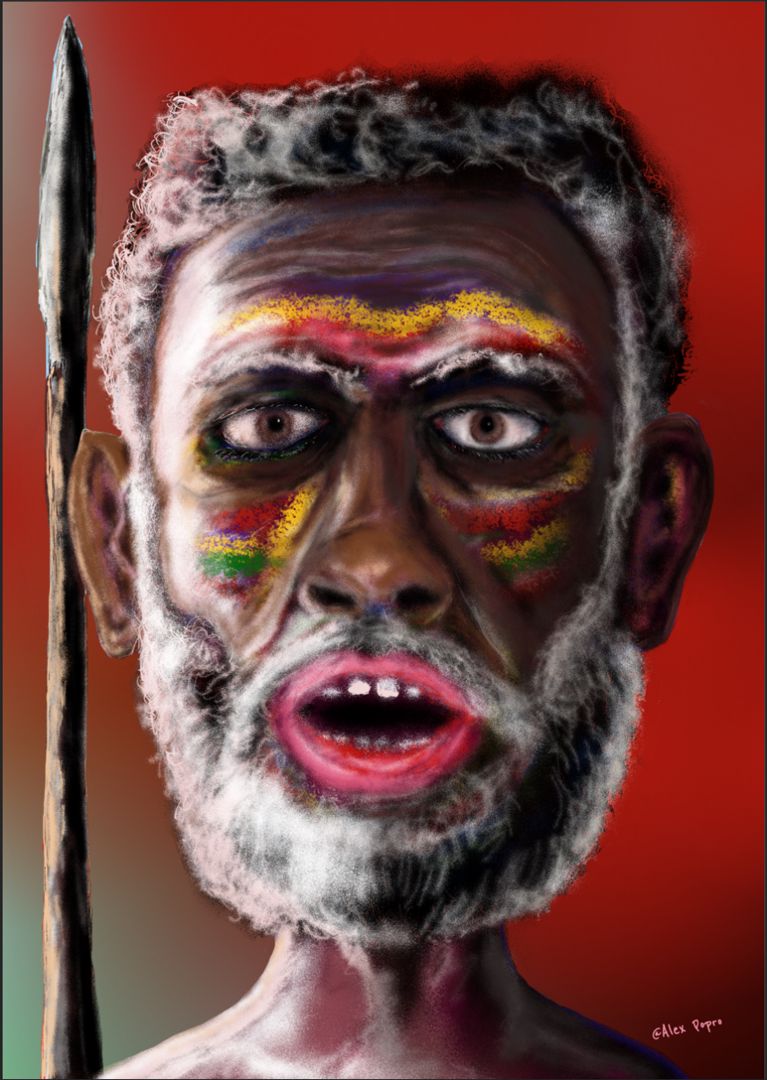 Картина в интерьер "Абориген"
