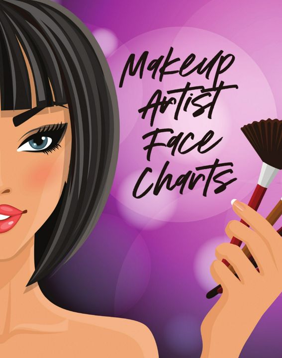 Makeup Artist Face Charts. Practice Shape Designs | Beauty Grooming Style | For Women