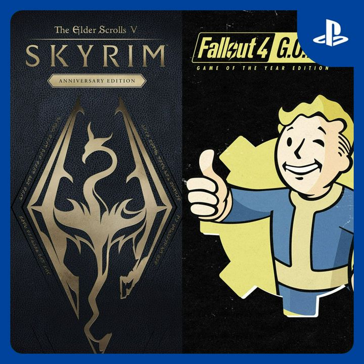 Fallout 4 G.O.T.Y + Skyrim Anniversary Edition Bundle | PS4 & PS5