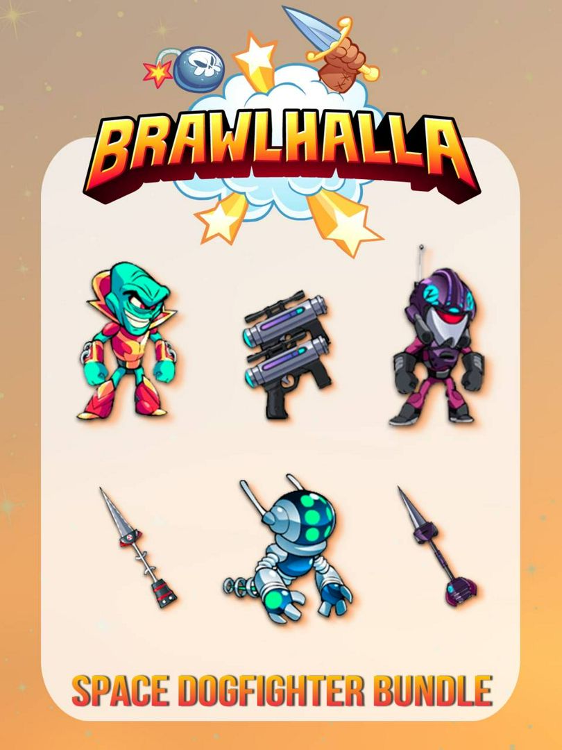 Набор SPACE DOGFIGHTER BUNDLE для Brawlhalla