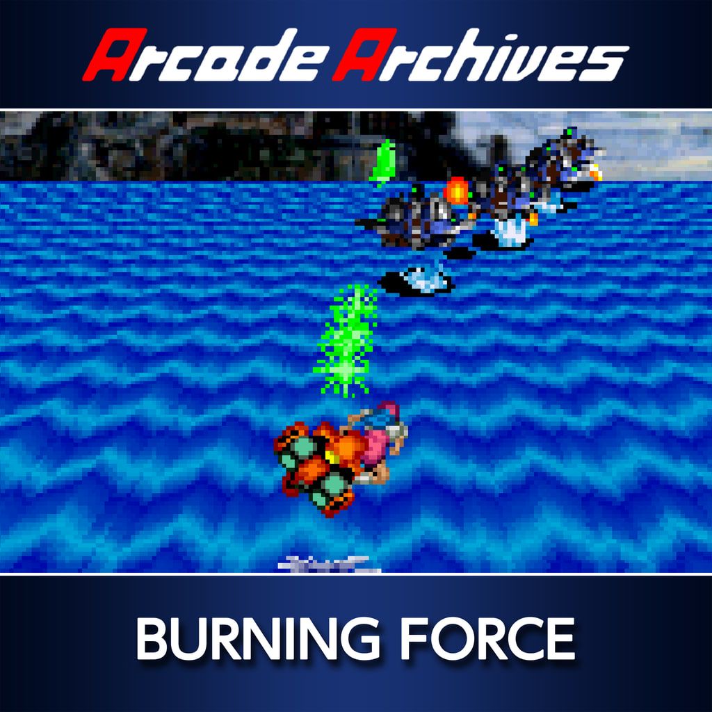T-shirt Burning Force - Tee-shirt Rail Shooter Arcade Namco