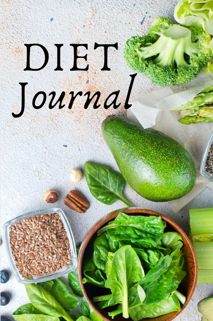 Diet Journal. Daily Food Diary, Diet Planner and Workout Journal - Guided Meal Planner, Diet Jour...