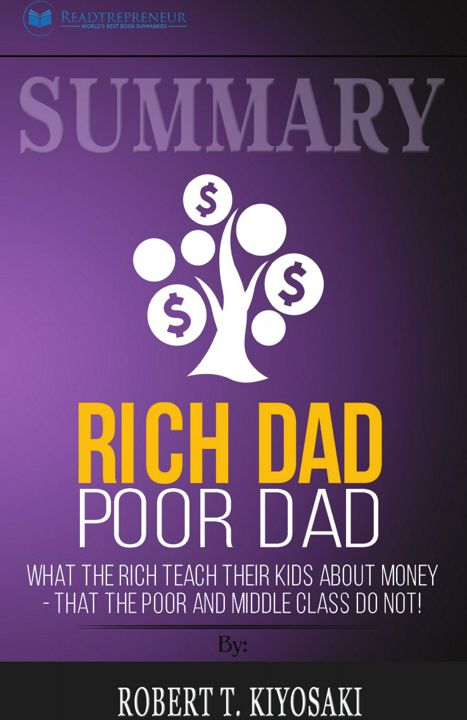 Summary of Rich Dad Poor Dad. What The Rich Teach Their Kids About Money - That The Poor And Midd...
