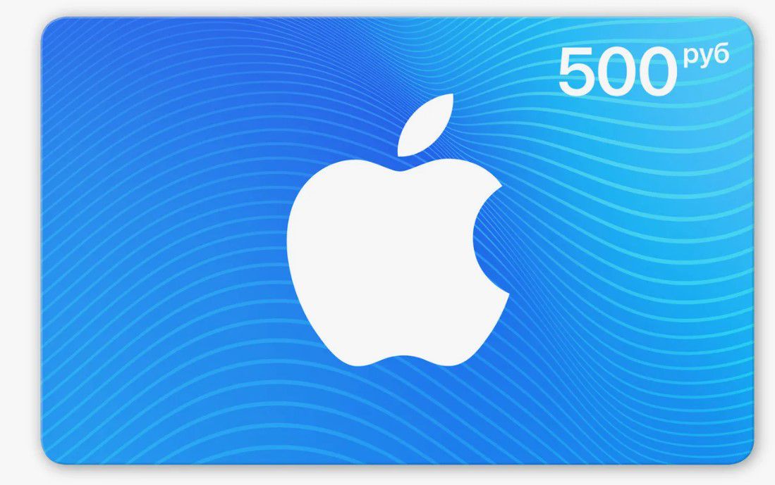 Карта пополнения APP store & itunes на 500 руб.