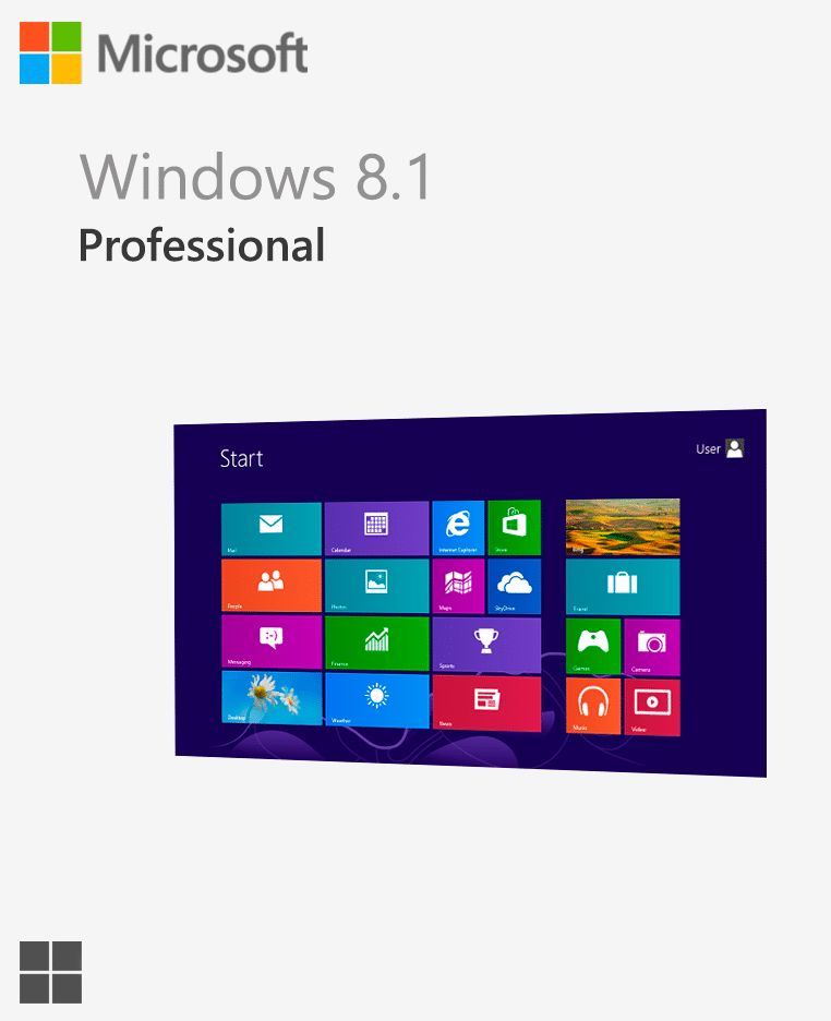 Лицензионный ключ активации для Windows 8.1 Professional (Профессиональная)