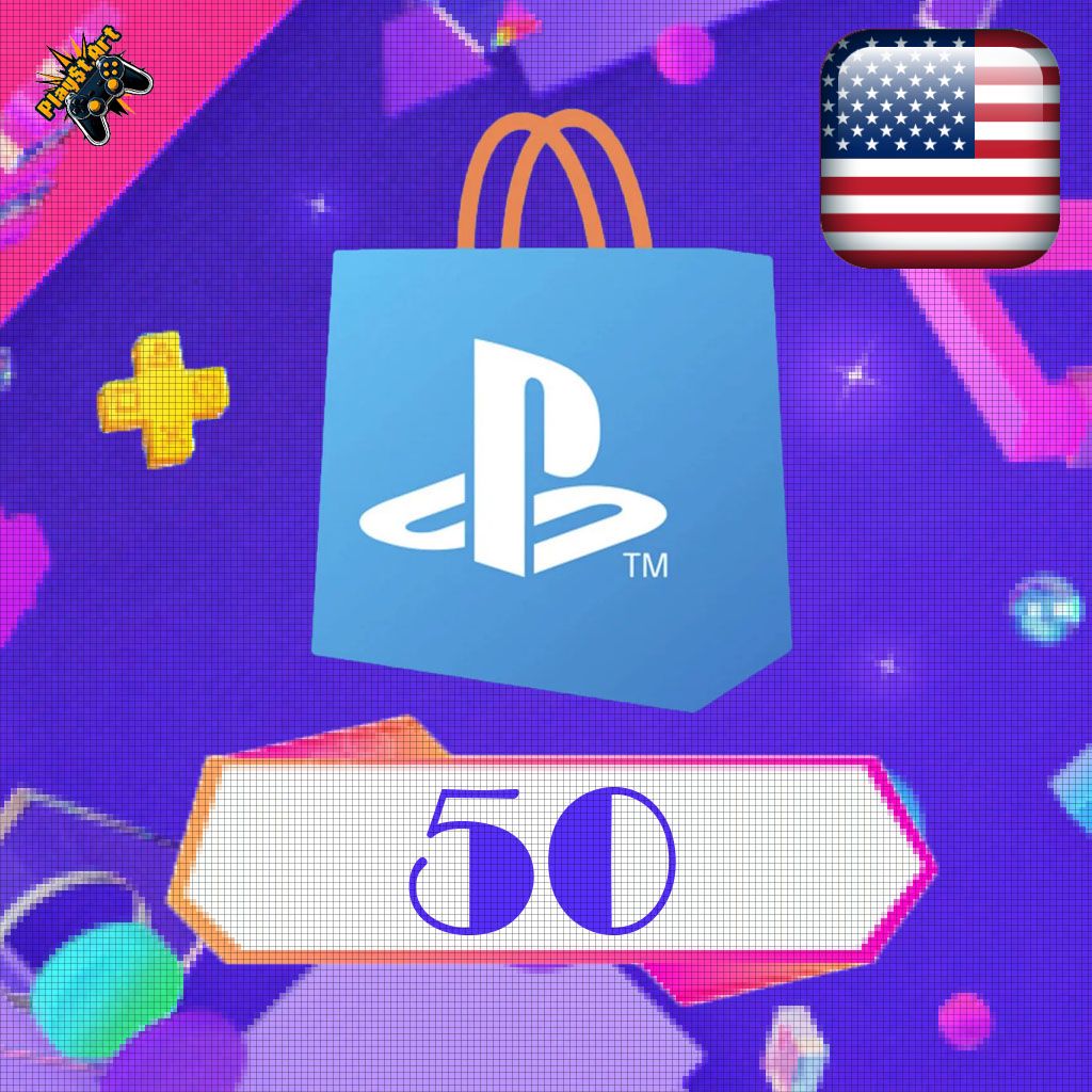Подарочная карта PlayStation Network USA 50$ - скачать ключи на ...
