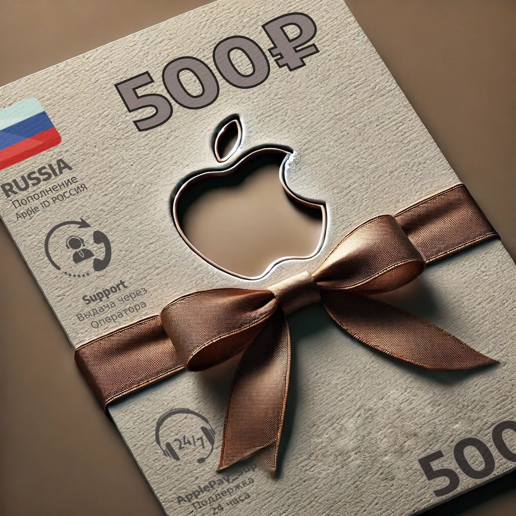 Подарочная карта App Store & iTunes Gift Card 500 рублей (РОССИЯ ...