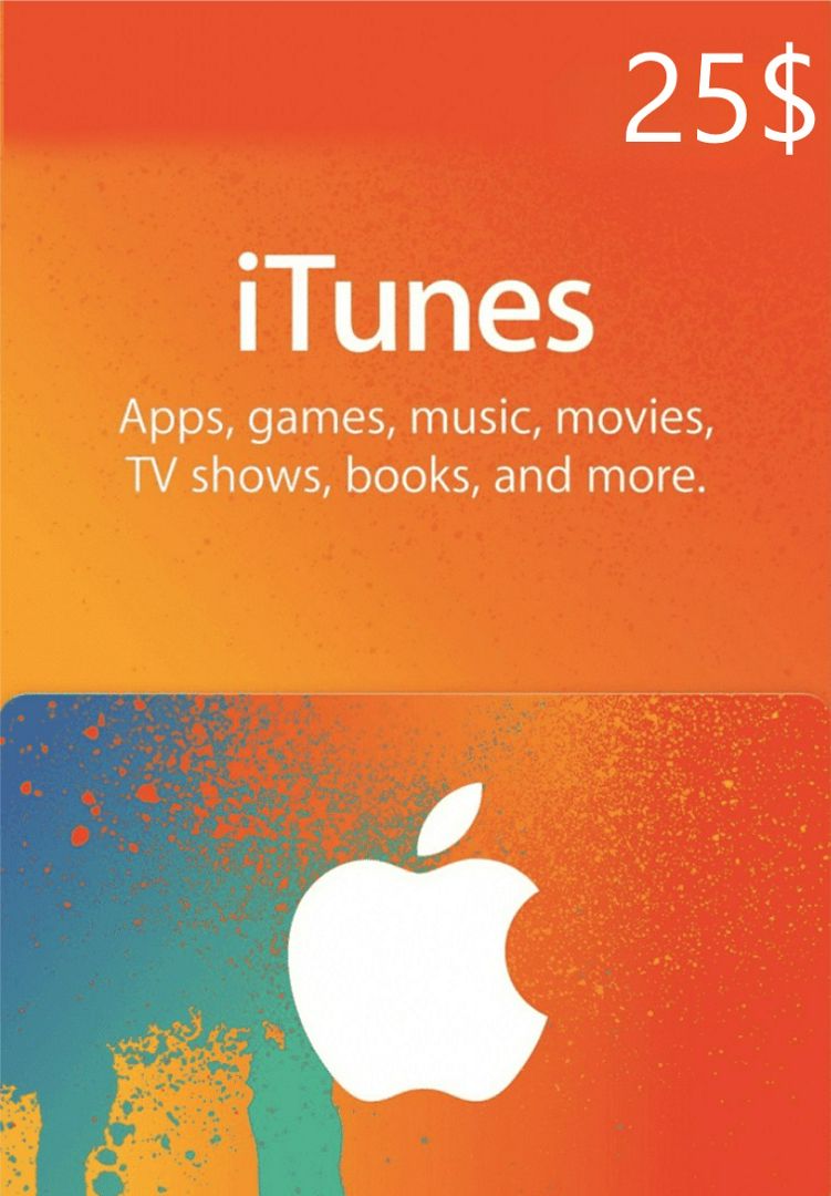 Код пополнения кошелька iTunes Card, подарочная карта App Store США ...