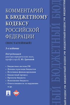 Комментарий к Бюджетному кодексу Российской Федерации (постатейный). 3 ...