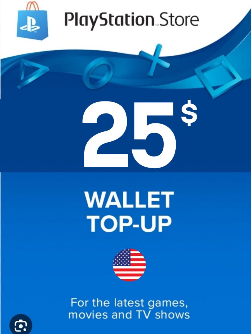 Карта оплаты PLAYSTATION STORE PSN 25 USD USA США - скачать ключи на ...