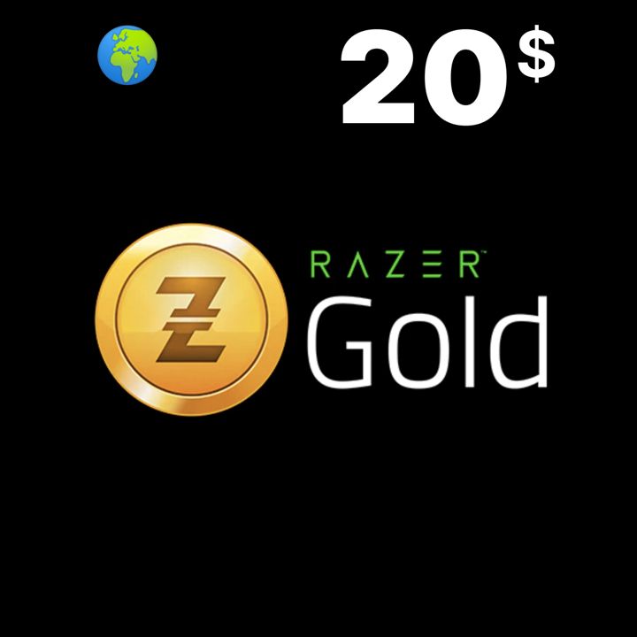 Пополнение кошелька RAZER GOLD на 20 USD / Gift Card 20 $ Global (Глобальный ключ активации)