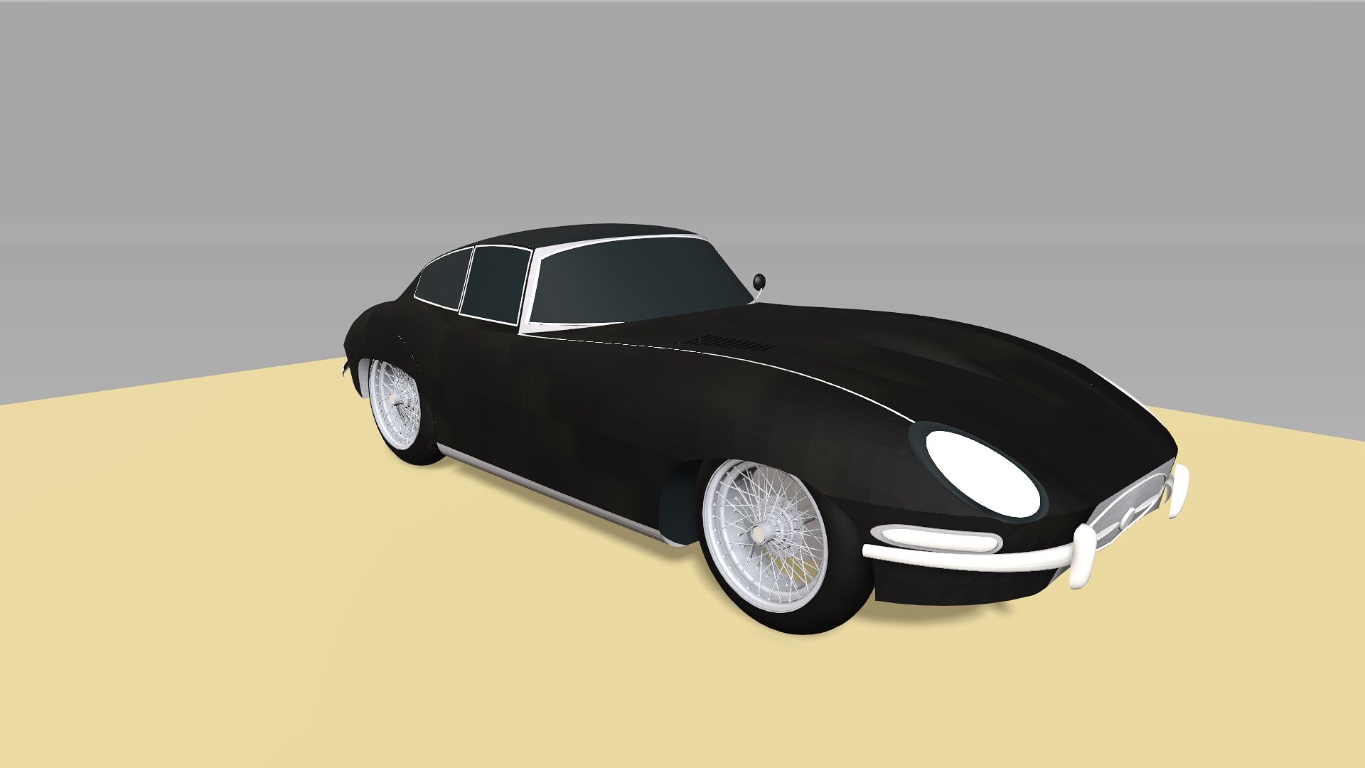 Масштабная сувенирная модель Jaguar e- type
