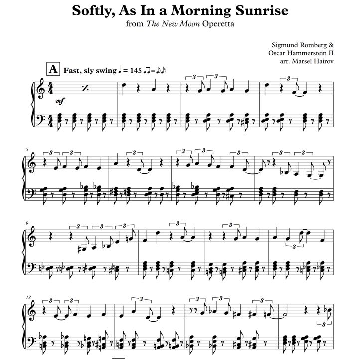 Softly, As In a Morning Sunrise