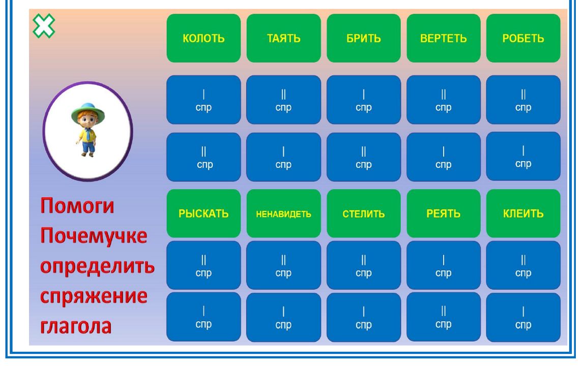 Непостоянные формы глагола. Непостоянные формы глагола
