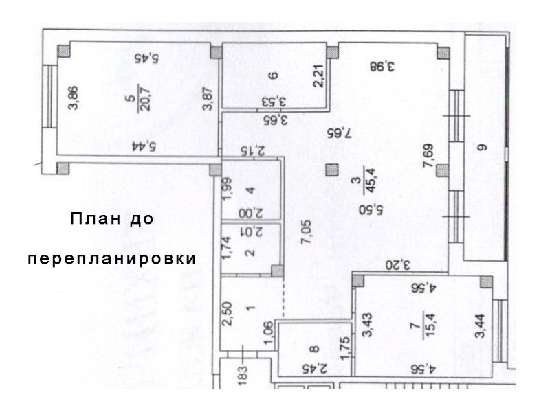Дизайн проект интерьера типовой 3х комнатной квартиры 116 м2 с чертежами по ремонту