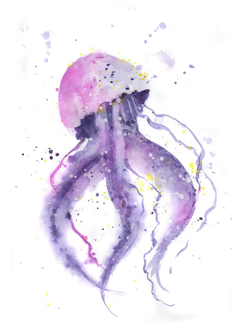 Цифровая иллюстрация "Медуза"