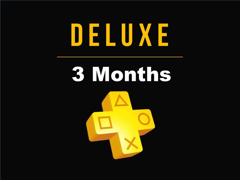 PlayStation Plus Delux подписка на 3 месяца Украина