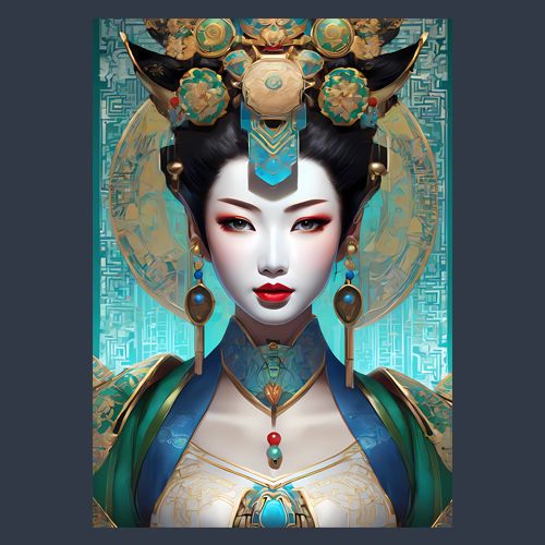 Цифровой постер «Geisha4»