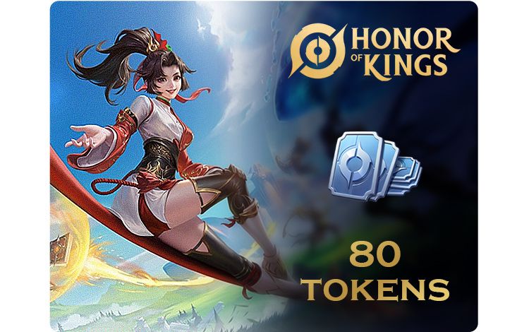 Игровая валюта Honor of Kings 80 Tokens [Цифровая версия]