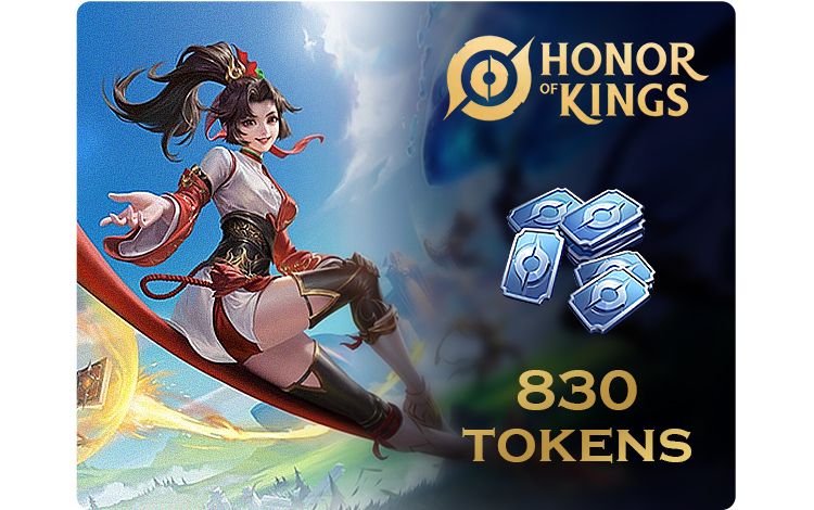 Игровая валюта Honor of Kings 830 Tokens [Цифровая версия]