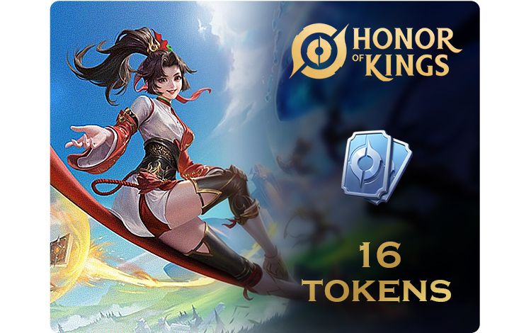 Игровая валюта Honor of Kings 16 Tokens [Цифровая версия]