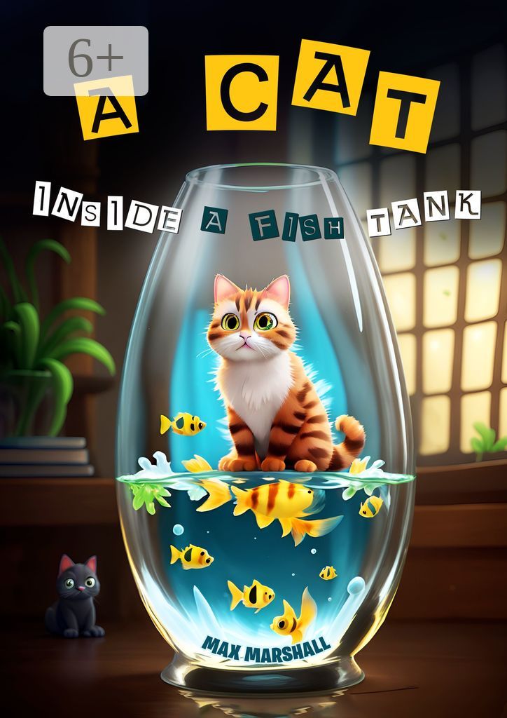 A Cat Inside a Fish Tank
