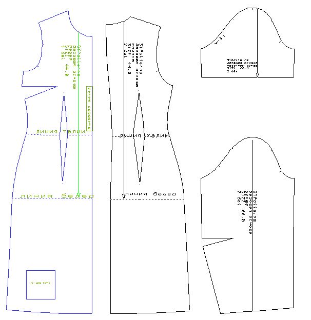 Платье-сарафан по простой для начинающих выкройке блузки Трапеция | Шьем с Верой Ольховской | Дзен