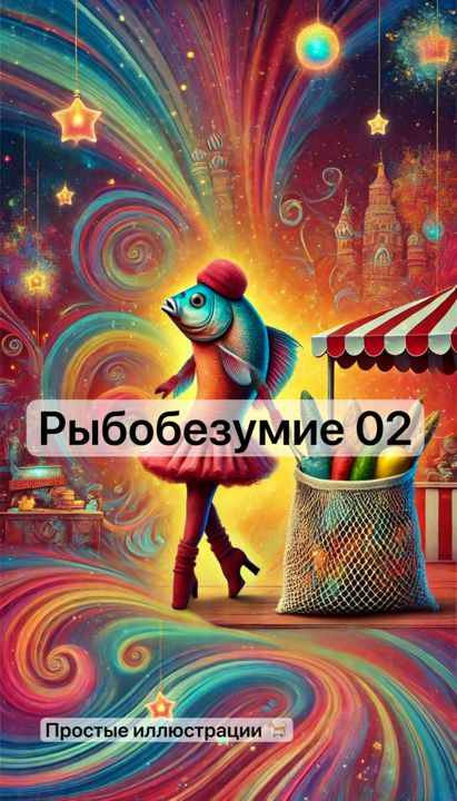 Заставка на смартфон. Московское рыбобезумие 02