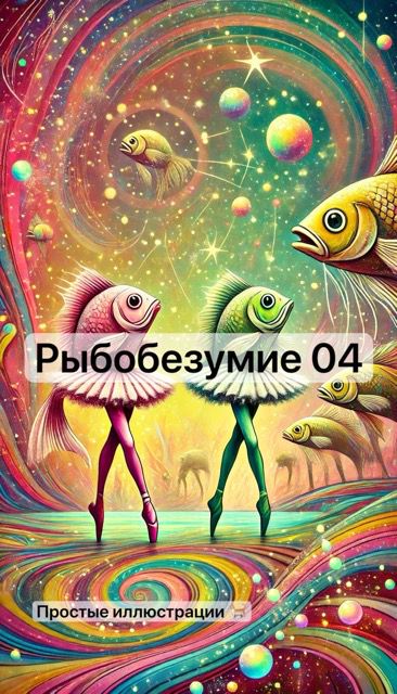 Заставка на смартфон. Рыбобезумие 04