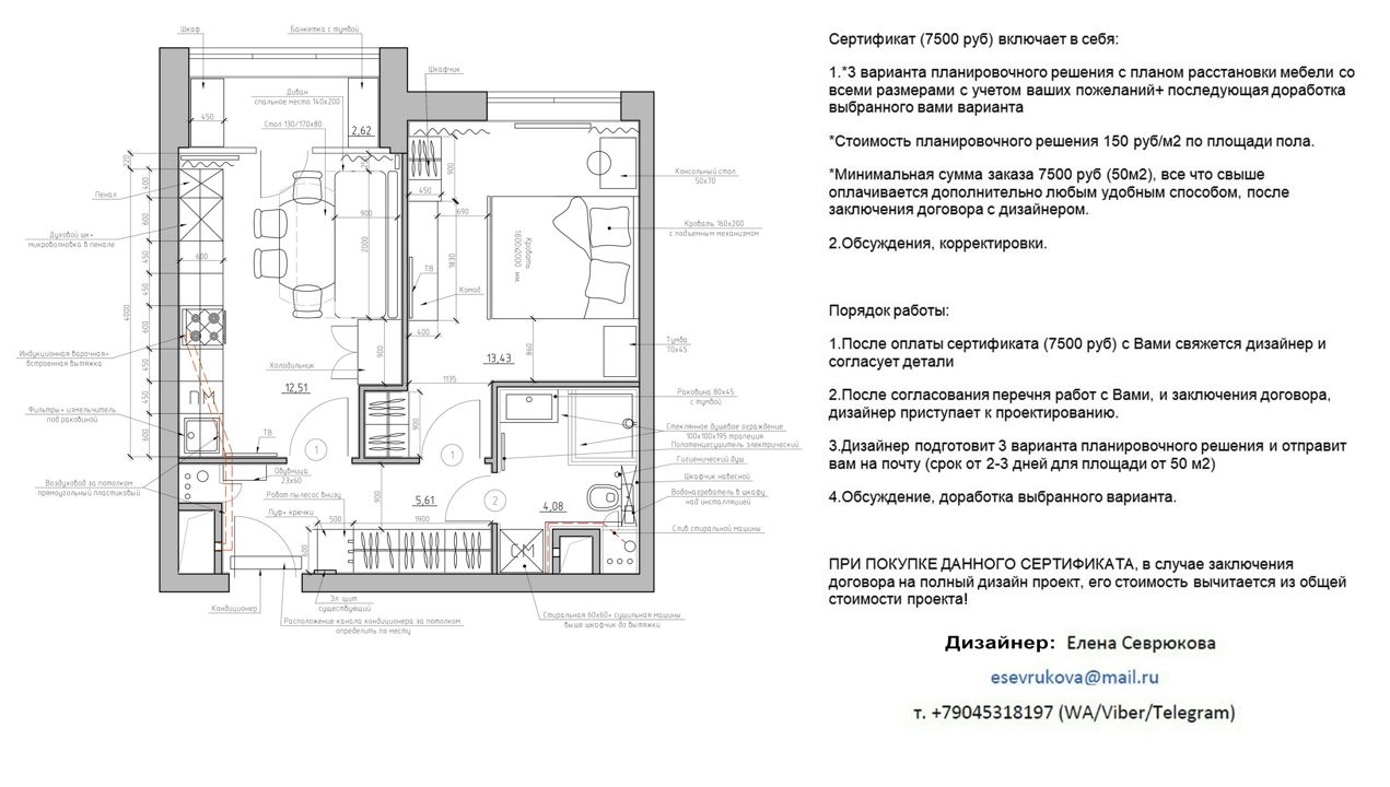 договор на разработку дизайн проекта интерьера помещений квартиры