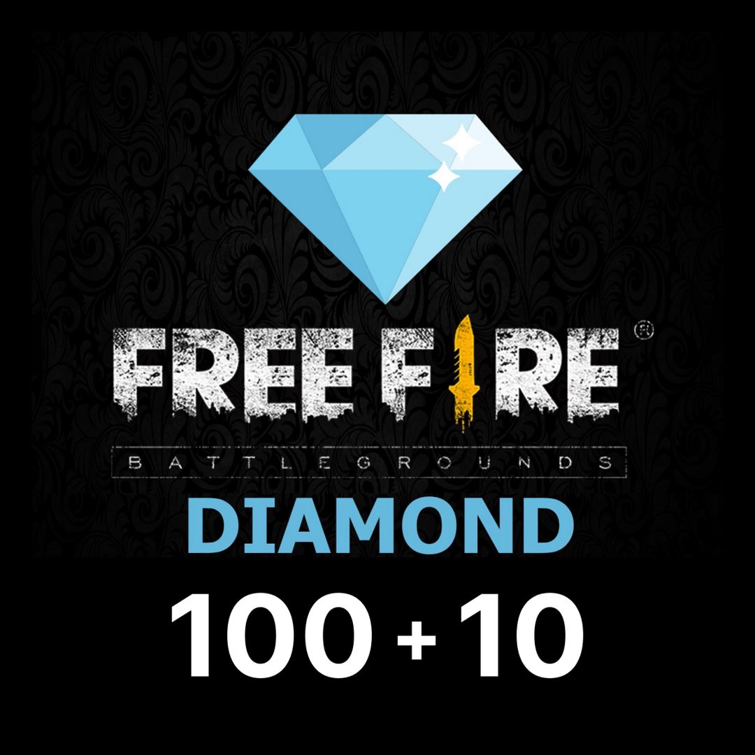 Игровая валюта Free Fire - 100 + 10 (110) Алмазов (Diamonds) / Все страны