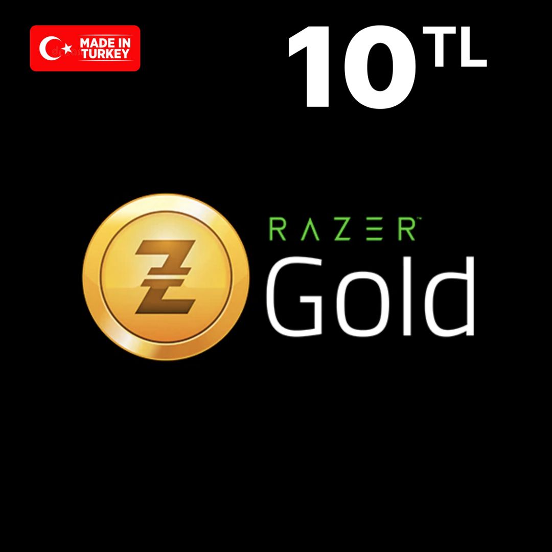 Код пополнения Razer Gold Card номиналом 10 лир, Gift Card 10 TRY , регион Турция