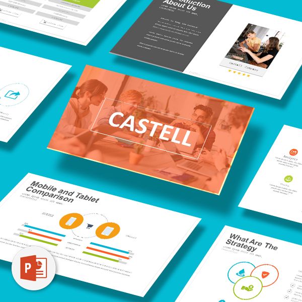 Шаблон Castell для разработки самопрезентации