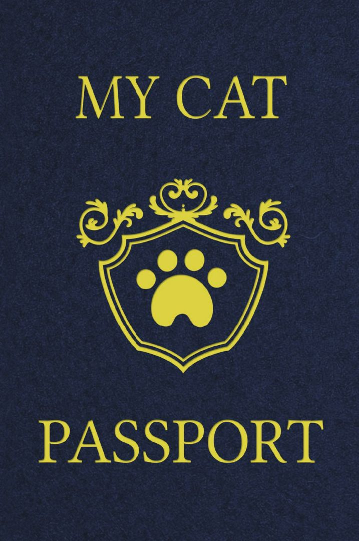 My Cat Passport. Cats Log Book, Cat Information Book, Pet Health Records Keeper, Gifts for Cat Lo...