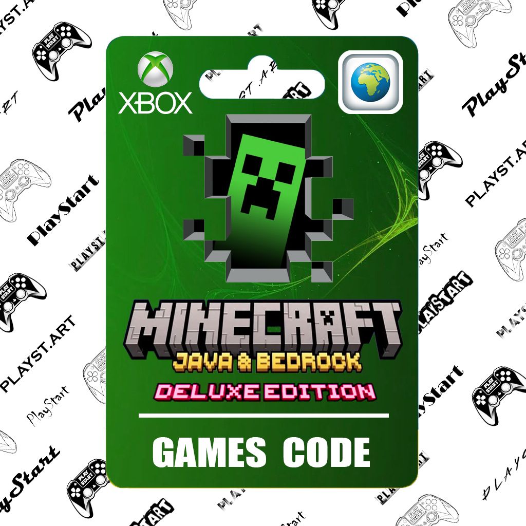 Игра Minecraft Java & Bedrock Edition Deluxe (XBOX регион GLOBAL ...