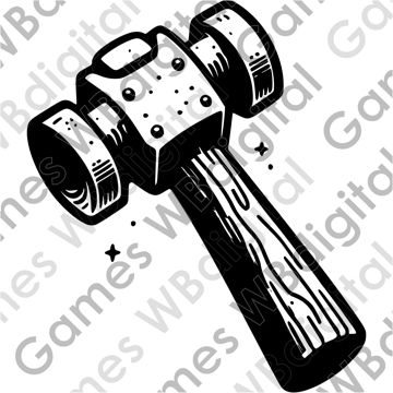 Тяжелый кузнечный молот. Молоток с деревянной ручкой - Games WBdigital ...
