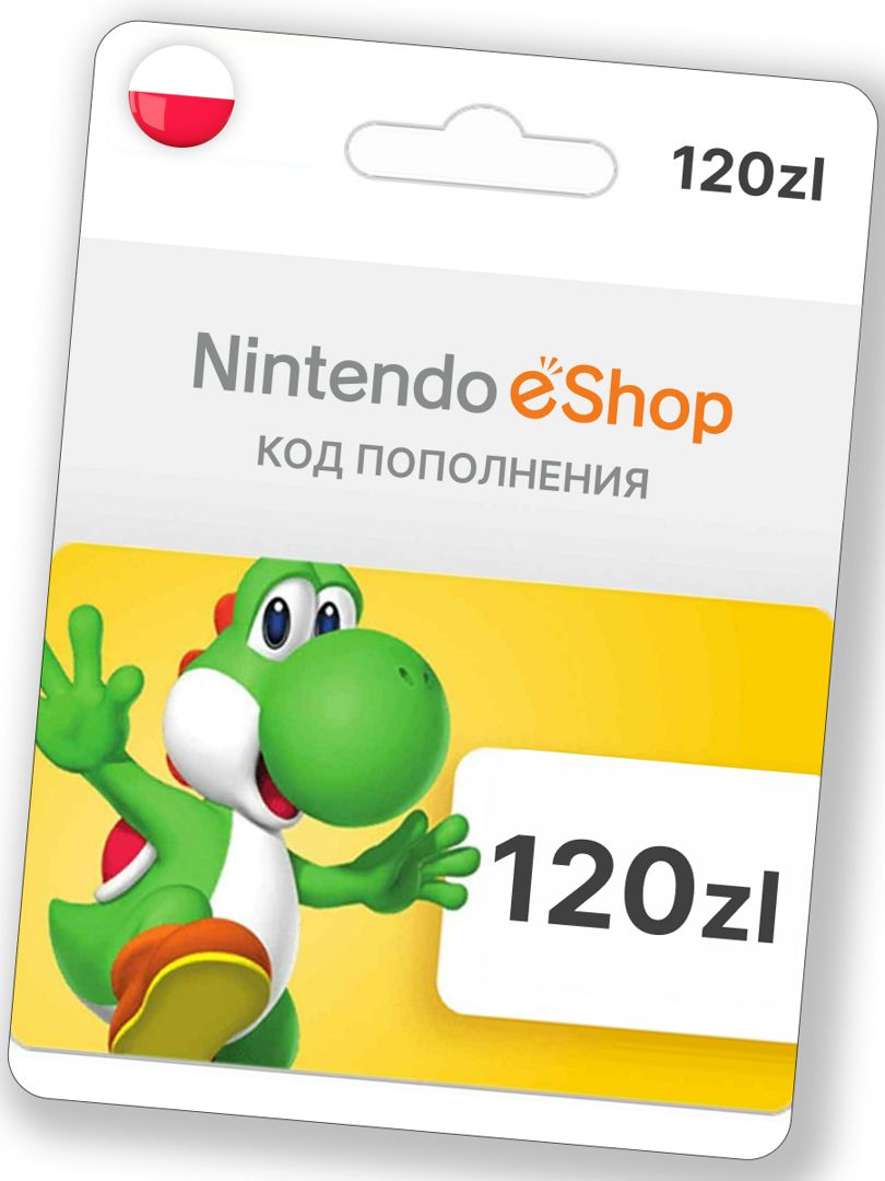 Карта оплаты Nintendo eShop Gift Card 120 PLN