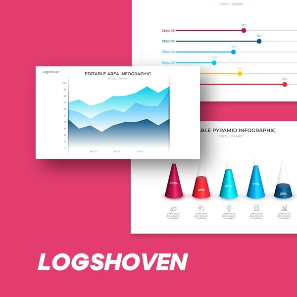 Шаблон презентации в стиле минимализм Logshoven